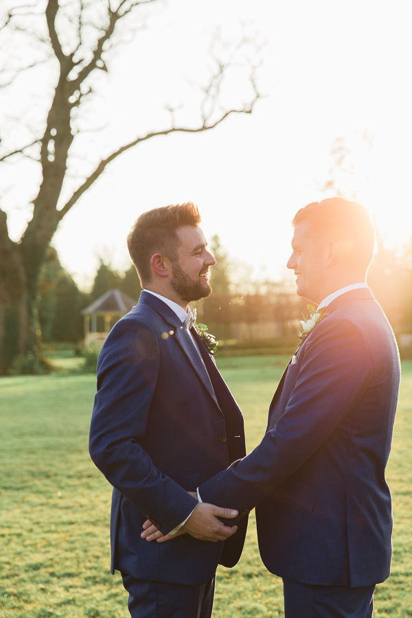 lemore manor golden hour wedding photography