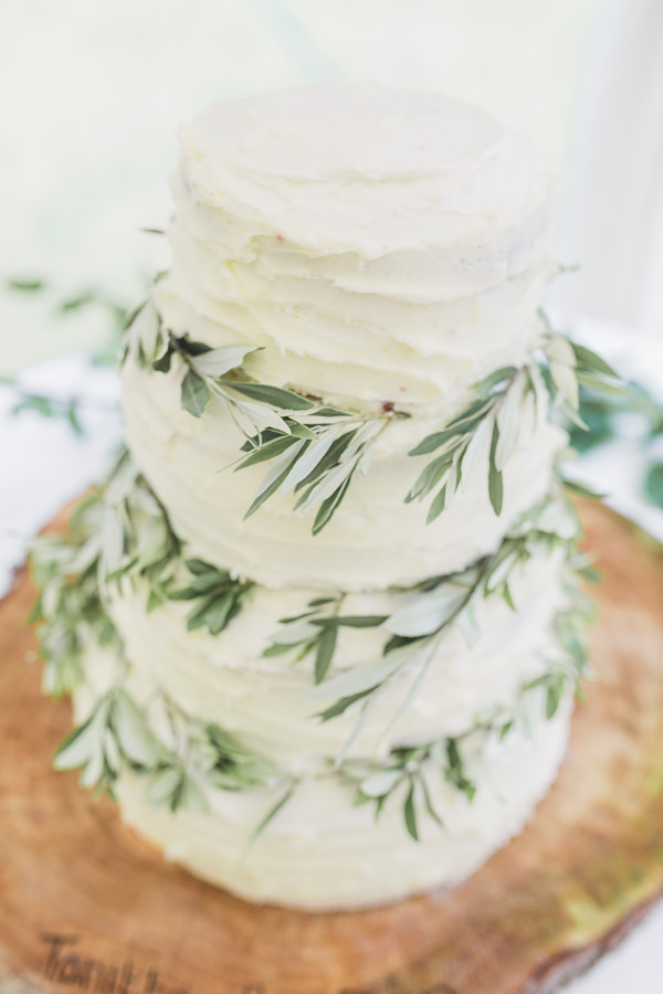 homemade wedding cake kateshill house fine art wedding photography olive leaves west midlands