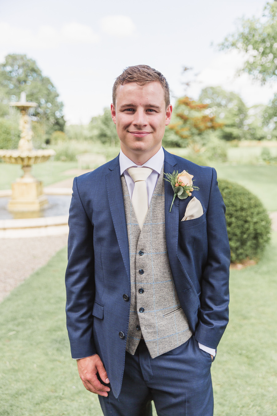 Hayley Morris Photography Lemore Manor herefordshire Fine art wedding photographer groom portrait