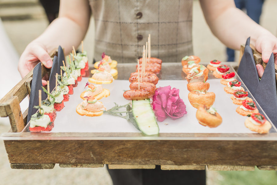 Hayley Morris Photography Lemore Manor herefordshire Fine art wedding photographer canapés