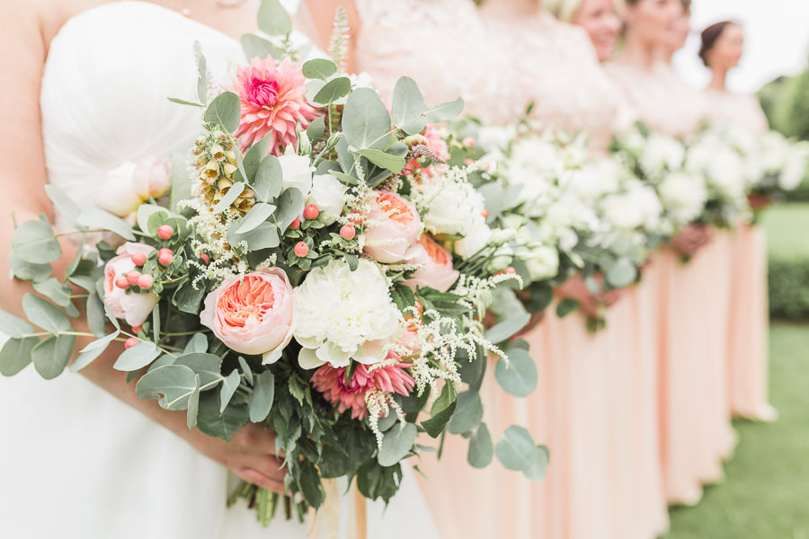 Hayley Morris Photography Lemore Manor herefordshire Fine art wedding photographer bride and bridesmaids bouquets