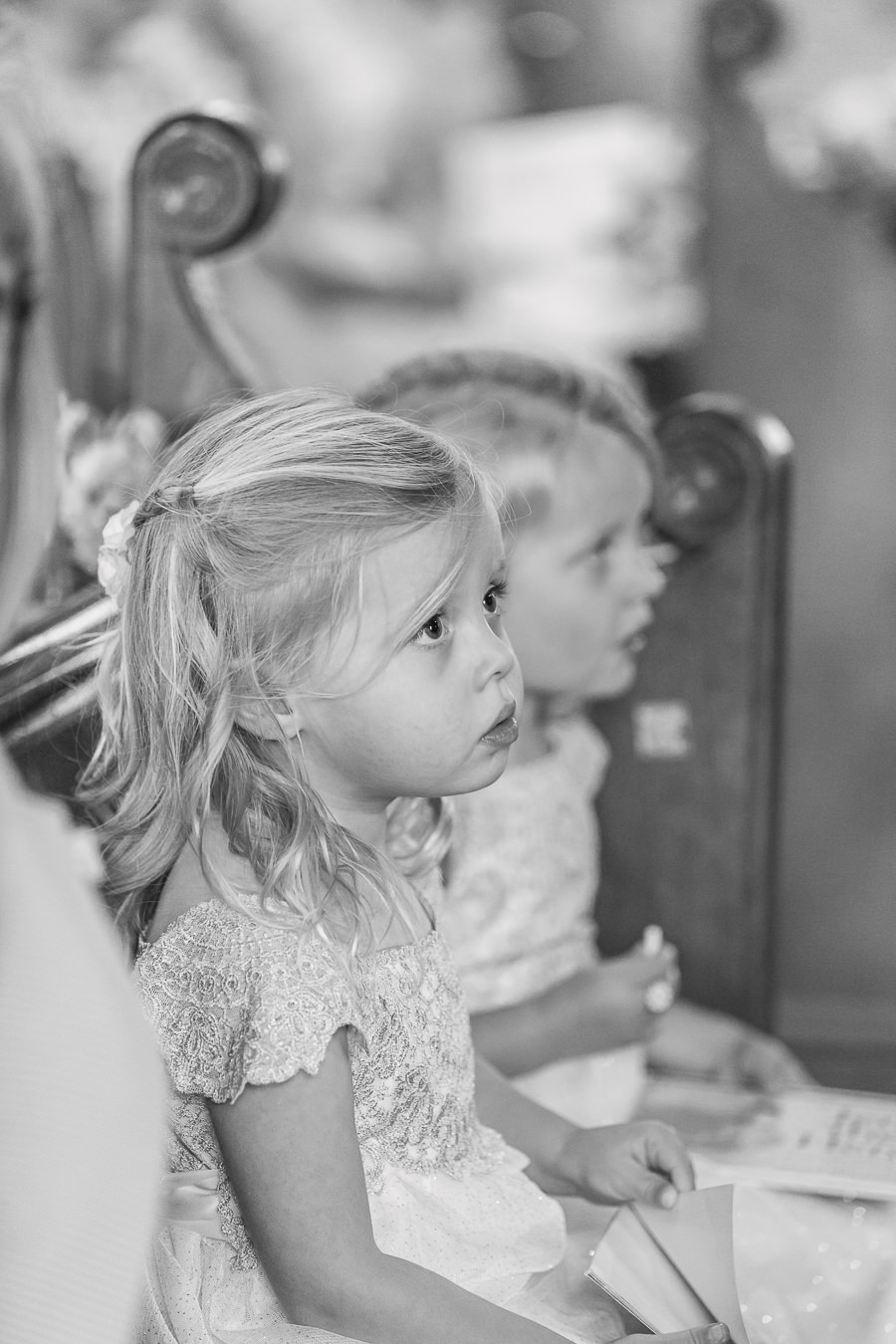 Hayley Morris Photography Lemore Manor Fine art wedding photographer st mary's church almeley flower girls ceremony