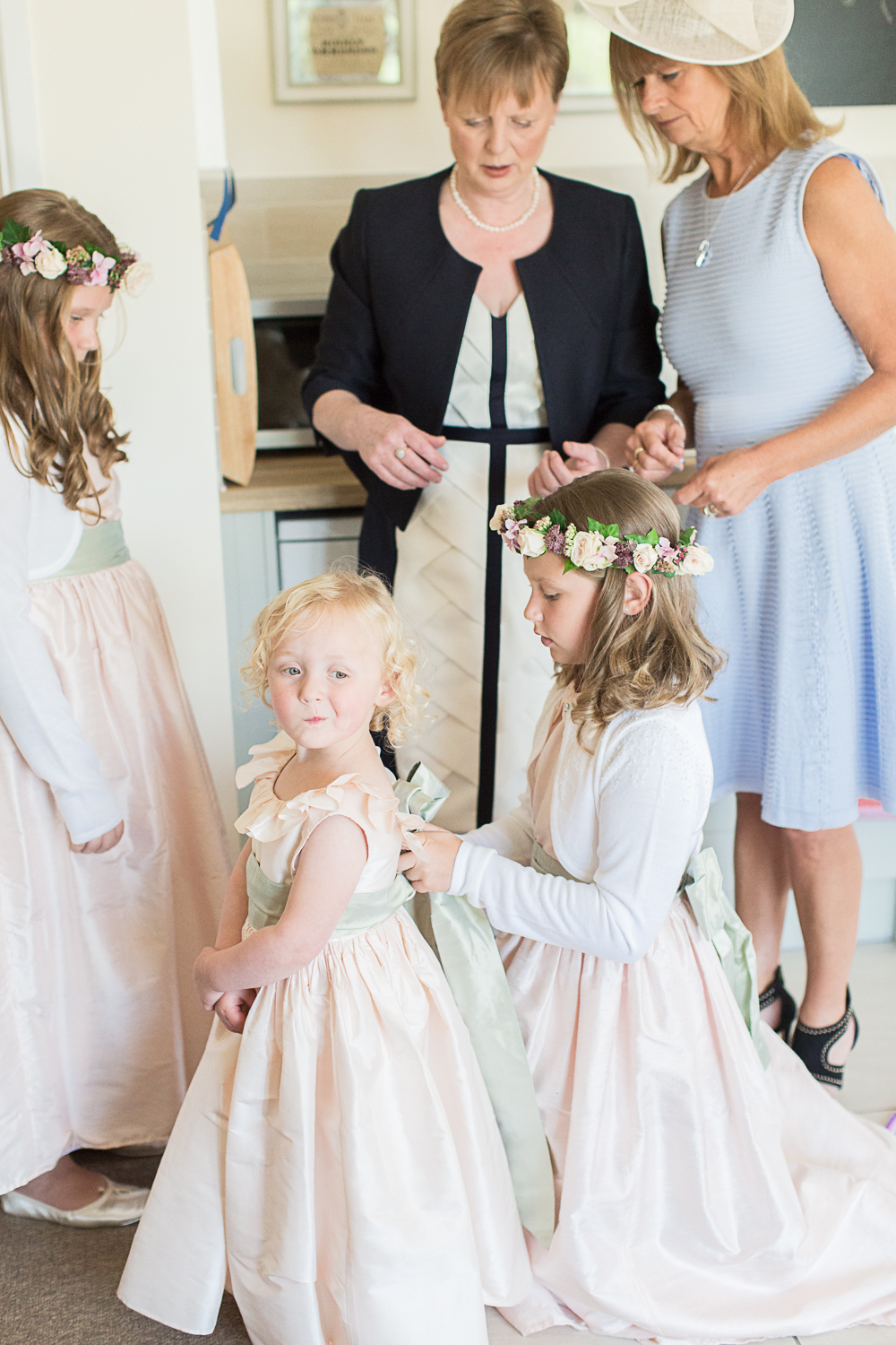 Hayley Morris Photography The Bringewood Fine art wedding photographer Herefordshire Shropshire Midlands bridesmaid and flower girls dress