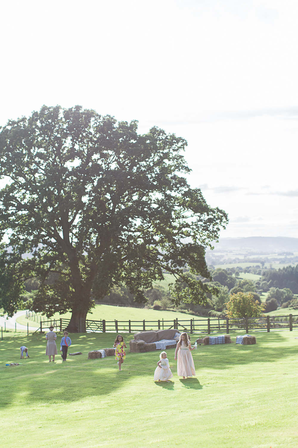 Hayley Morris Photography The Bringewood Fine art wedding photographer Herefordshire Shropshire Midlands children playing reception