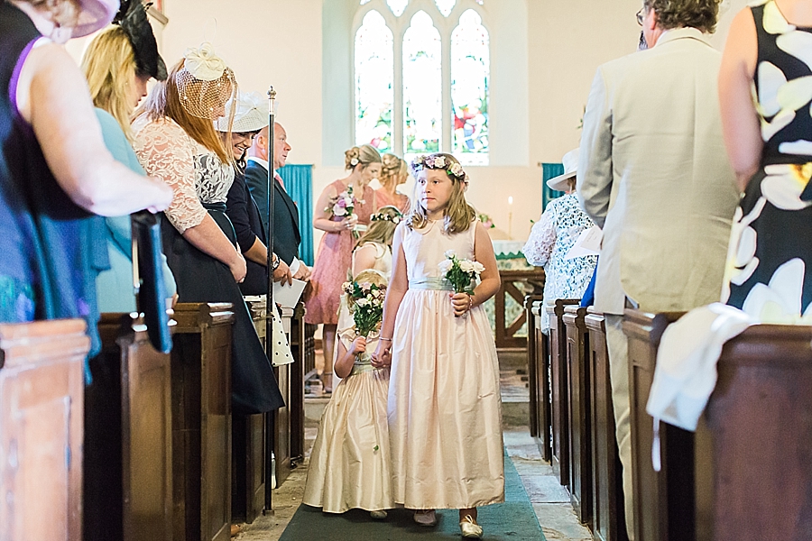 Hayley Morris Photography The Bringewood Fine art wedding photographer Herefordshire Shropshire Midlands flower girls st andrews church leysters