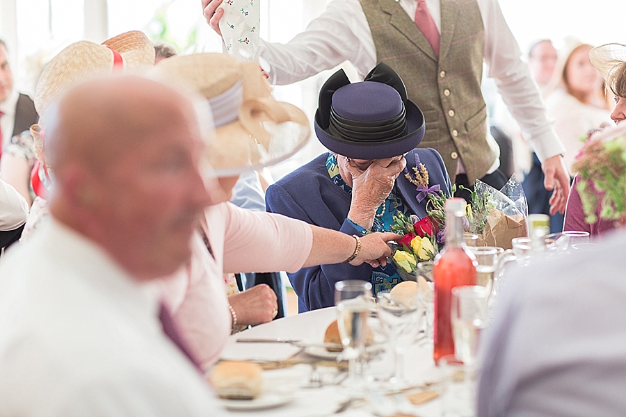 Hayley Morris Photography The Bringewood Fine art wedding photographer Herefordshire Shropshire Midlands speeches granny emotions documentary