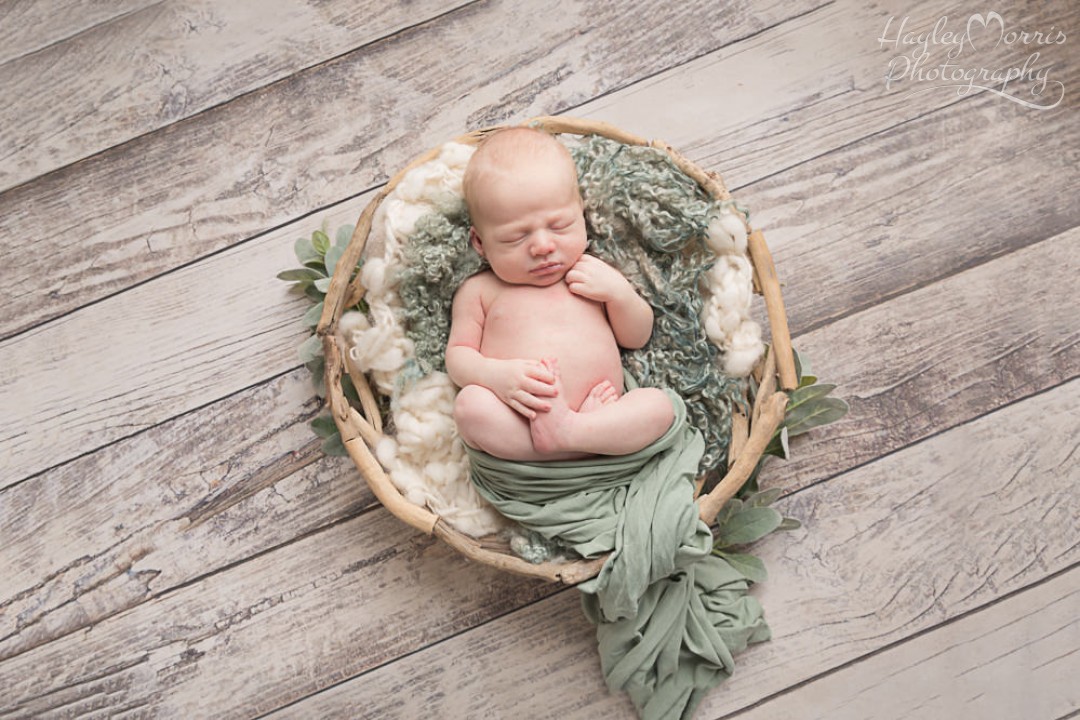 Newborn photography - Sage Bowl